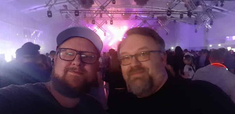 Daniel Jaschke (l.) und André Matuszak waren für die Radio Runde Hamm vor Ort in Dortmund Foto: Daniel Jaschke (l.) und André Matuszak waren für die Radio Runde Hamm vor Ort in Dortmund