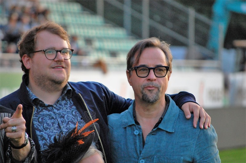 Björn Meyer (l.) und Jan Josef Liefers Foto: Björn Meyer (l.) und Jan Josef Liefers