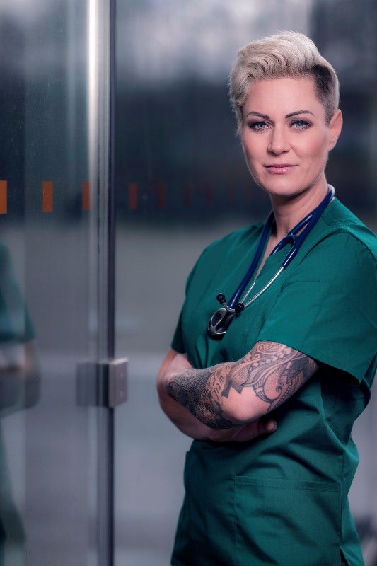 Carola Holzner, auch bekannt als Doc Caro Foto: Carola Holzner, auch bekannt als Doc Caro