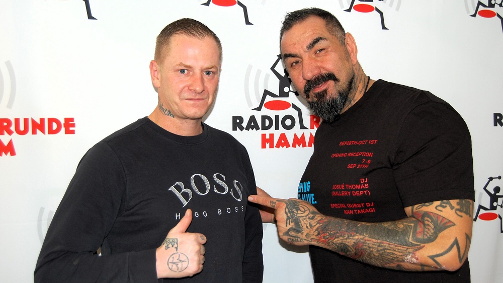 Foto: Christian Uelfer (l.) und Cem Öztabakci zu Gast am "Stammtisch"