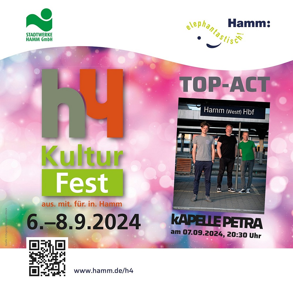 Das aktuelle h4-Plakat (Foto: Kulturbüro der Stadt Hamm) Foto: Das aktuelle h4-Plakat (Foto: Kulturbüro der Stadt Hamm)