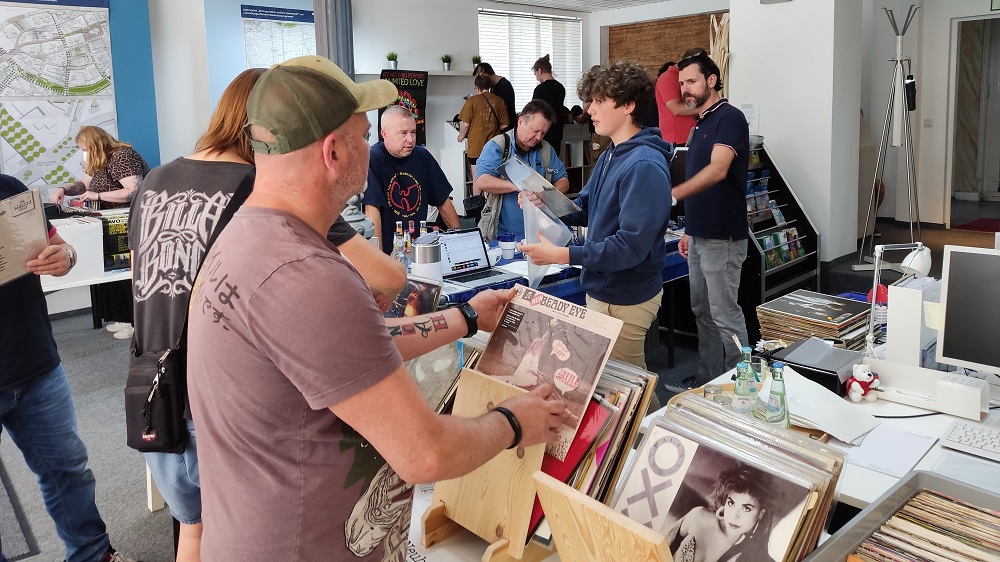 Foto: Oliver Gurda im Vinyl-Café