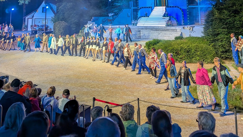 Foto; Finale von "Kein Pardon" am 28. August... und zwischendurch war Halbzeit