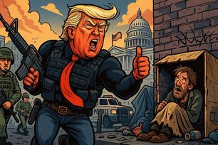 Grafik: Operation Weg mit dem Dreck – Trumps glorreiche Schlacht um Washington