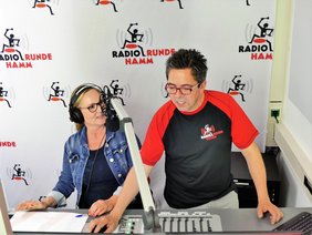 Stefanie Daiber und Ralf Grote im Studio Foto: Stefanie Daiber und Ralf Grote im Studio