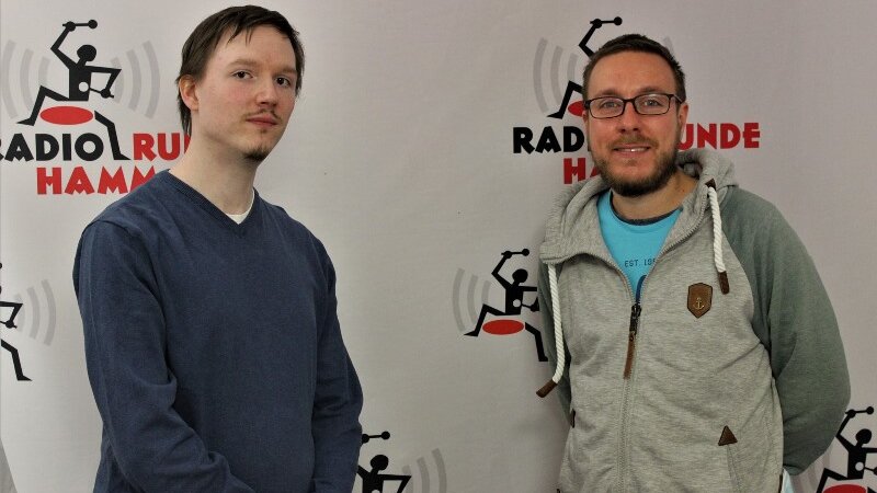 Foto: David Wessel (l.) und Robert Biermann sind zu Gast im Studio