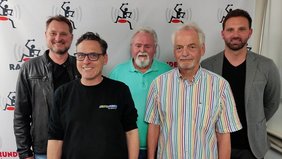 Foto: (v.l.) Peter Scholz, Kai Heitmann, Werner Nölke, Heiner Steinkuhle, Sven Pahnreck