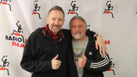 Foto: „Der Biker"  (r.) und Gary Niggins