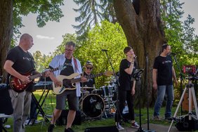 Foto: Blick zurück: Expected zu Gast bem "Musikalischen Frühschoppen" der Radio Runde Hamm bei Kötter.