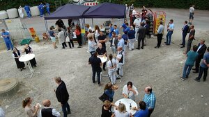 Foto: Richtfest bei der St. Barbara-Klinik