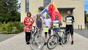 Foto: Das Orga-Team stellt das Programm für den 17. Juli vor.
