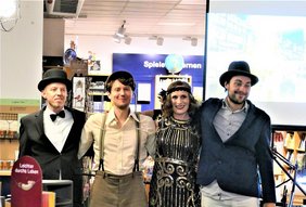 Foto: (v.l.) Philip Ritter, Robert Nippoldt, Lotte Stein, Ari Nadkarni