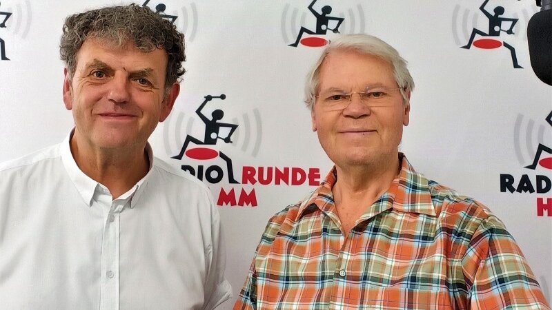 Foto: Klaus Harkenbusch (l.) zu Gast bei Klaus Skrzipietz