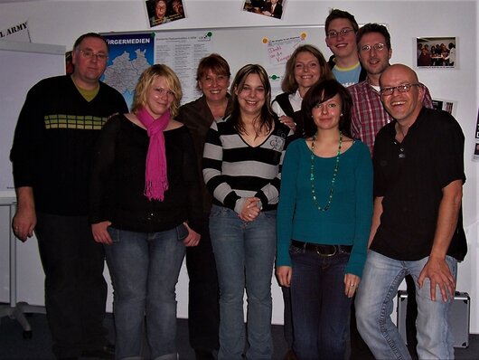 Foto: 18.11.2006 Aircheck-Seminar im Studio der Radio Runde Hamm