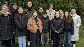 Foto: Das junge Team freut sich auf Hannover.